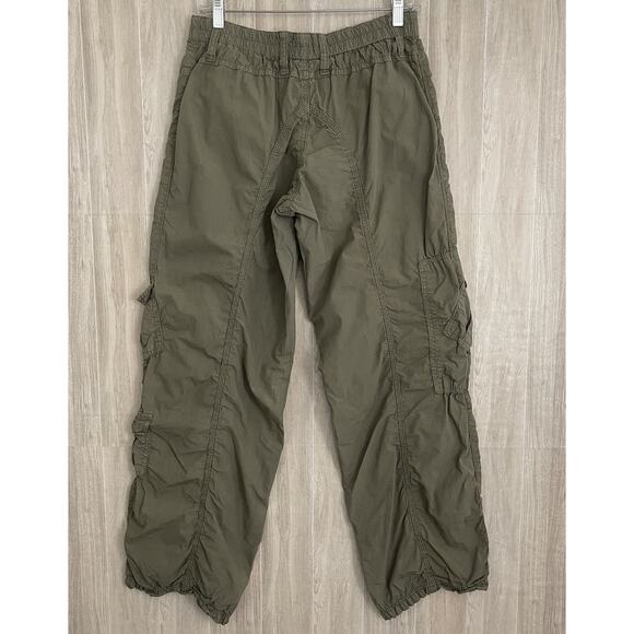 Urban Outfitters BDG Y2K Low Rise Green Cargo Pant Women's Medium Utility Baggy - Picture 2 of 16